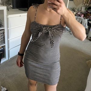 Gingham style dress